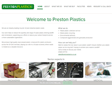 Tablet Screenshot of prestonplastics.co.uk